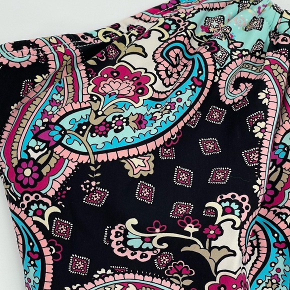 Love Your Assets Spanx One-Piece Swimsuit Halter Neck Chain Detail Paisley | M - Picture 6 of 9